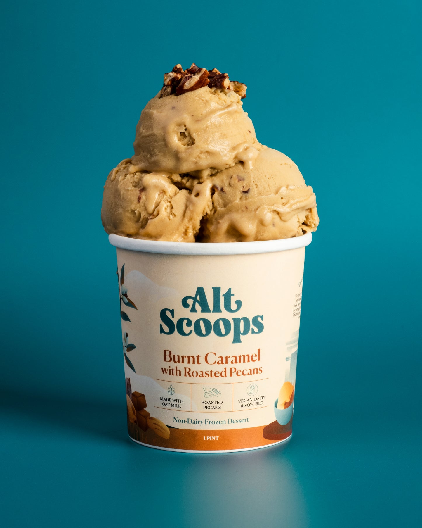 Alt Scoops Burnt Caramel with Roasted Pecans